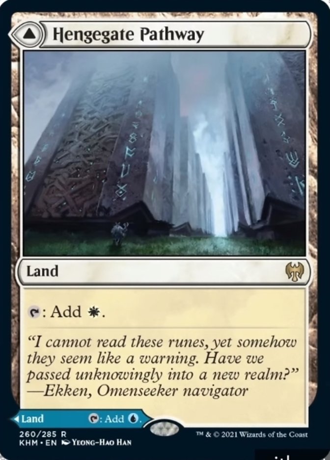 Hengegate Pathway // Mistgate Pathway [Kaldheim] [Foil]