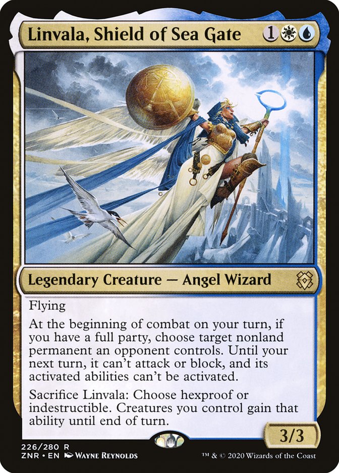 Linvala, Shield of Sea Gate [Zendikar Rising] [Foil]