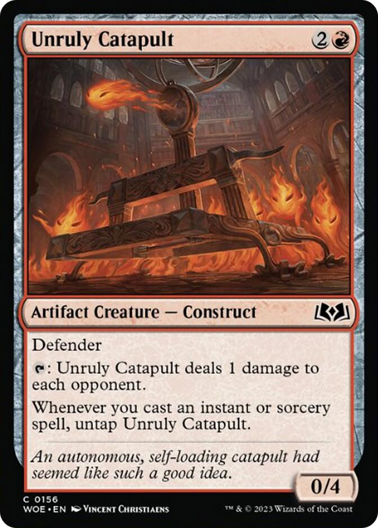 Unruly Catapult [Wilds of Eldraine] [Foil]