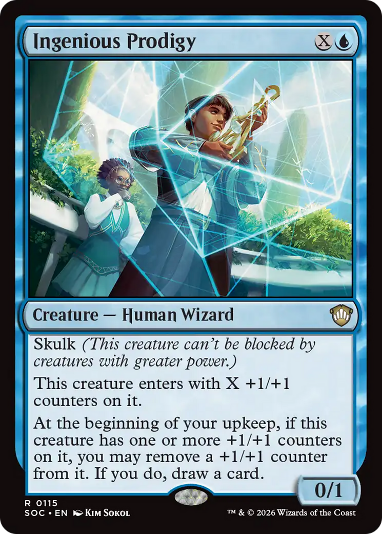 Ingenious Prodigy [Secrets of Strixhaven Commander] [Foil]