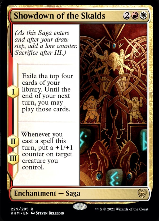 Showdown of the Skalds [Kaldheim] [Foil]