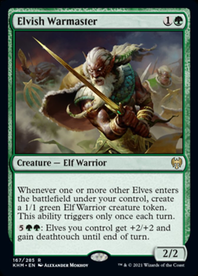 Elvish Warmaster [Kaldheim] [Foil]