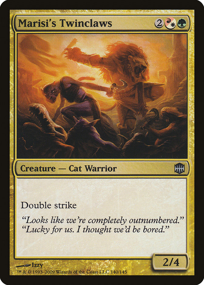 Marisi's Twinclaws [Alara Reborn] [Foil]