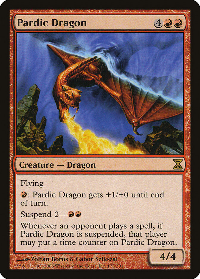 Pardic Dragon [Time Spiral] [Foil]