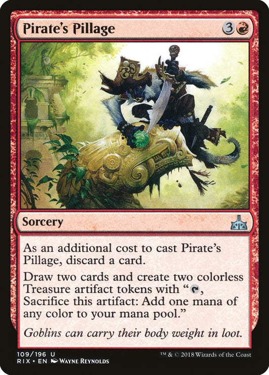 Pirate's Pillage [Rivals of Ixalan] [Foil]