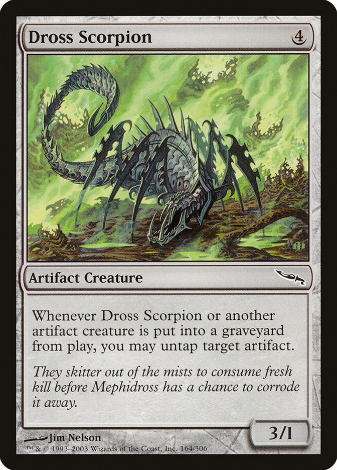 Dross Scorpion [Mirrodin] [Foil]