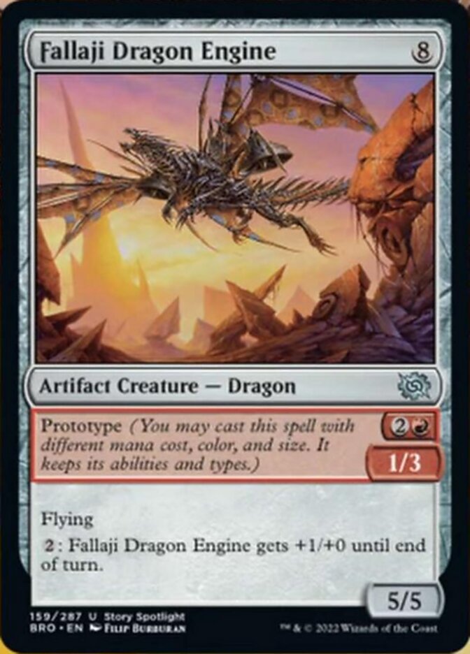 Fallaji Dragon Engine [The Brothers' War] [Foil]
