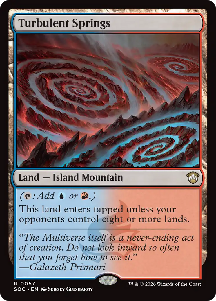 Turbulent Springs [Secrets of Strixhaven Commander] [Foil]