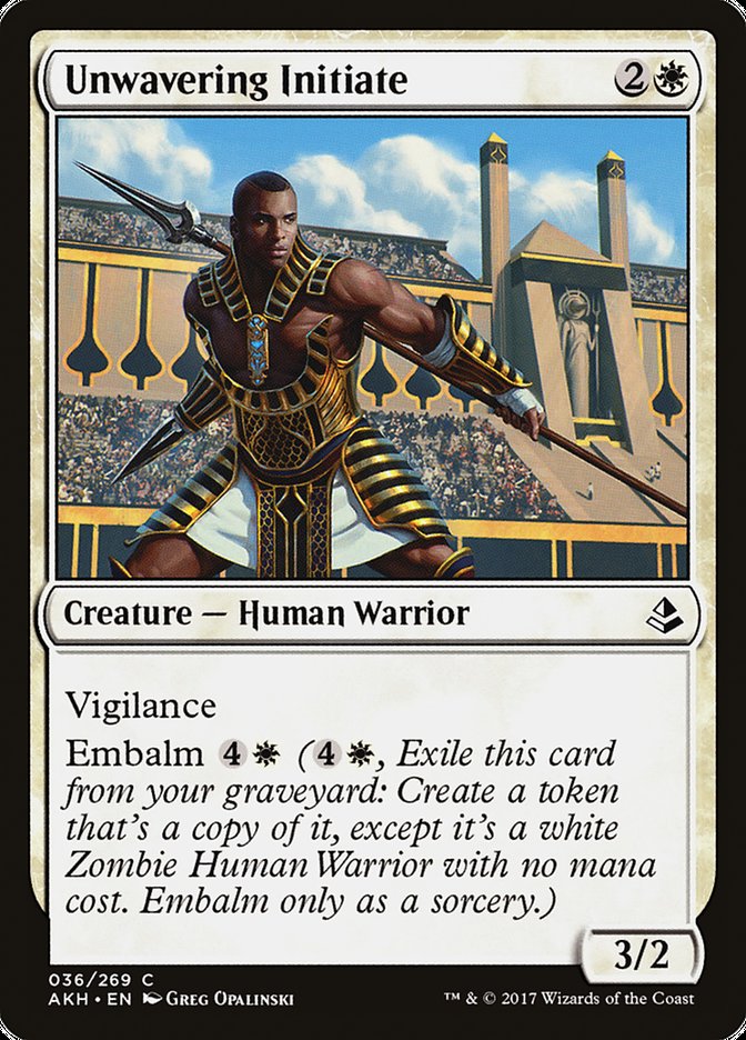 Unwavering Initiate [Amonkhet] [Foil]