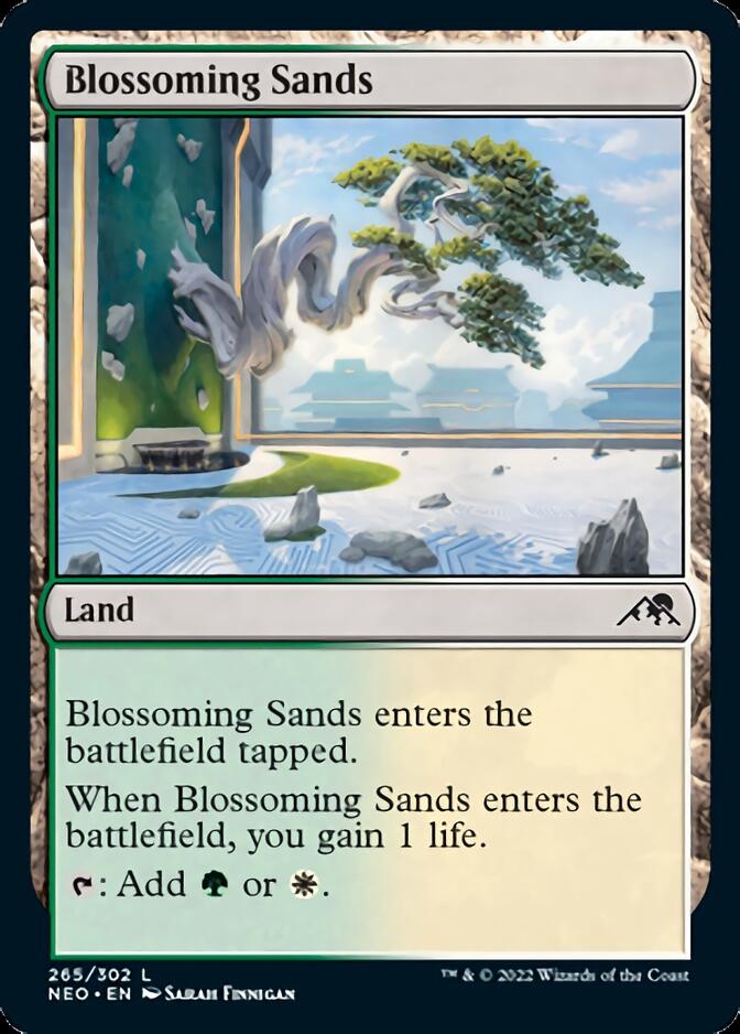 Blossoming Sands [Kamigawa: Neon Dynasty] [Foil]