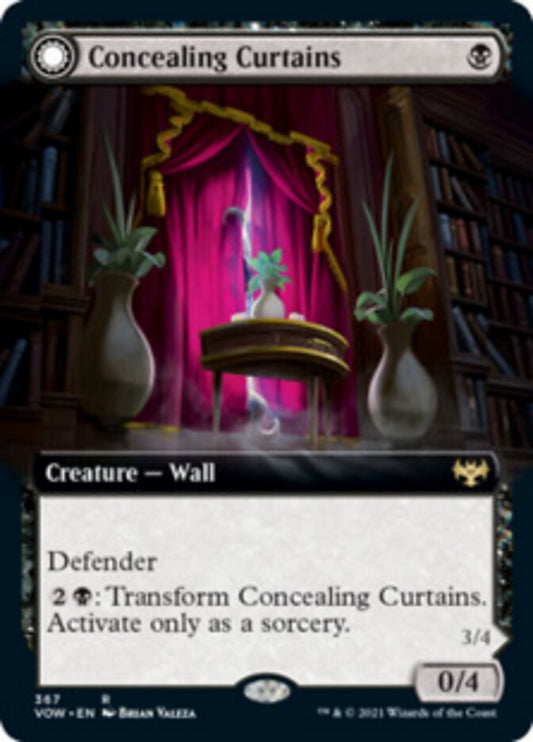 Concealing Curtains // Revealing Eye (Extended Art) [Innistrad: Crimson Vow] [Foil]