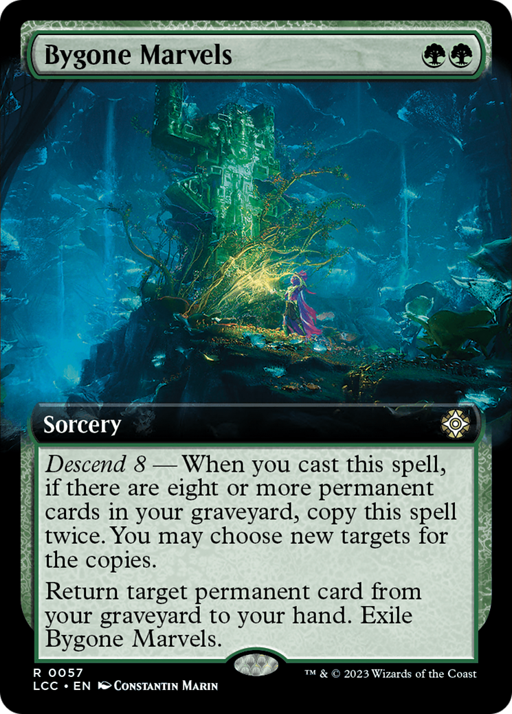 Bygone Marvels (Extended Art) [The Lost Caverns of Ixalan Commander] [Foil]