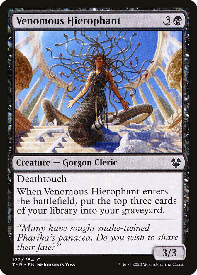 Venomous Hierophant [Theros Beyond Death] [Foil]