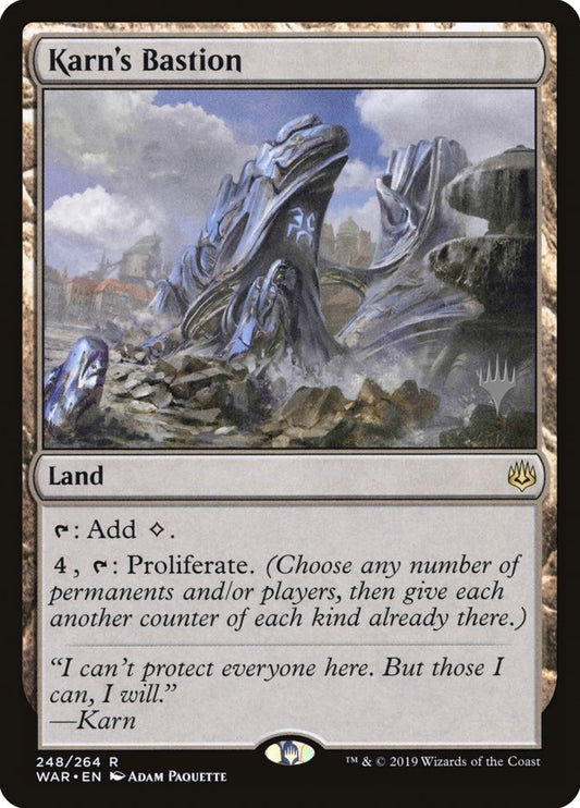 Karn's Bastion (Promo Pack) [War of the Spark Promos] [Foil]