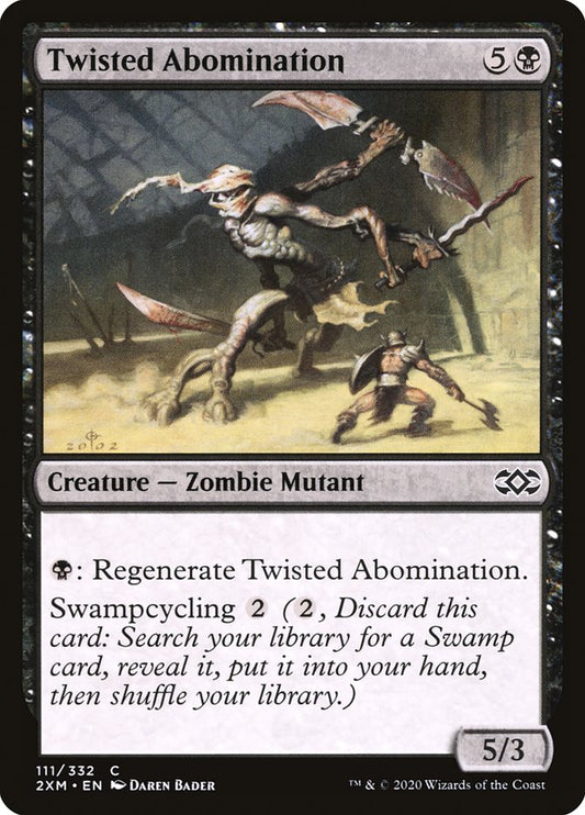Twisted Abomination [Double Masters] [Foil]