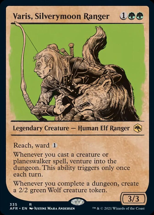 Varis, Silverymoon Ranger (Showcase) [Dungeons & Dragons: Adventures in the Forgotten Realms] [Foil]
