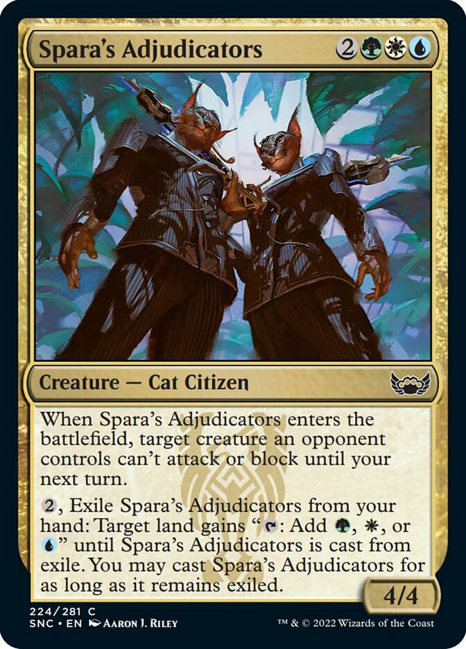 Spara's Adjudicators [Streets of New Capenna] [Foil]