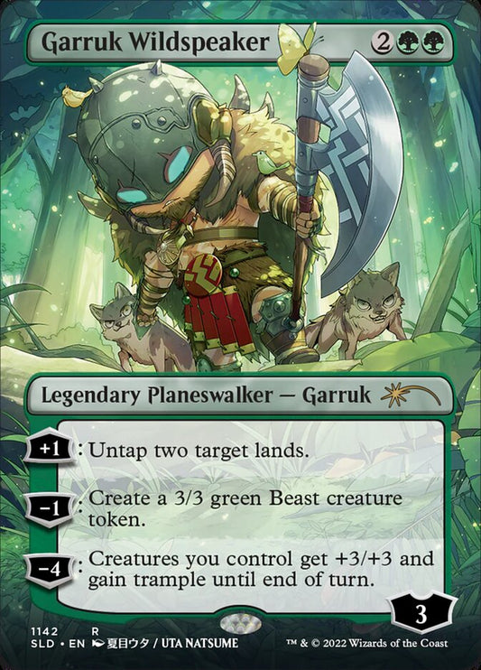 Garruk Wildspeaker (Borderless) [Secret Lair Drop Series] [Foil]