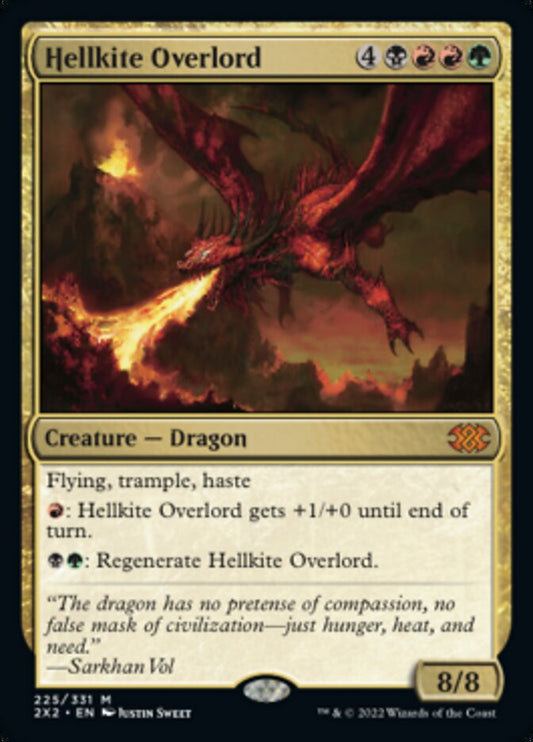 Hellkite Overlord [Double Masters 2022] [Foil]
