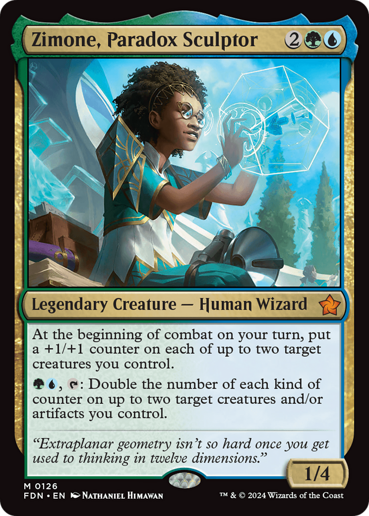 Zimone, Paradox Sculptor [Foundations] [Foil]