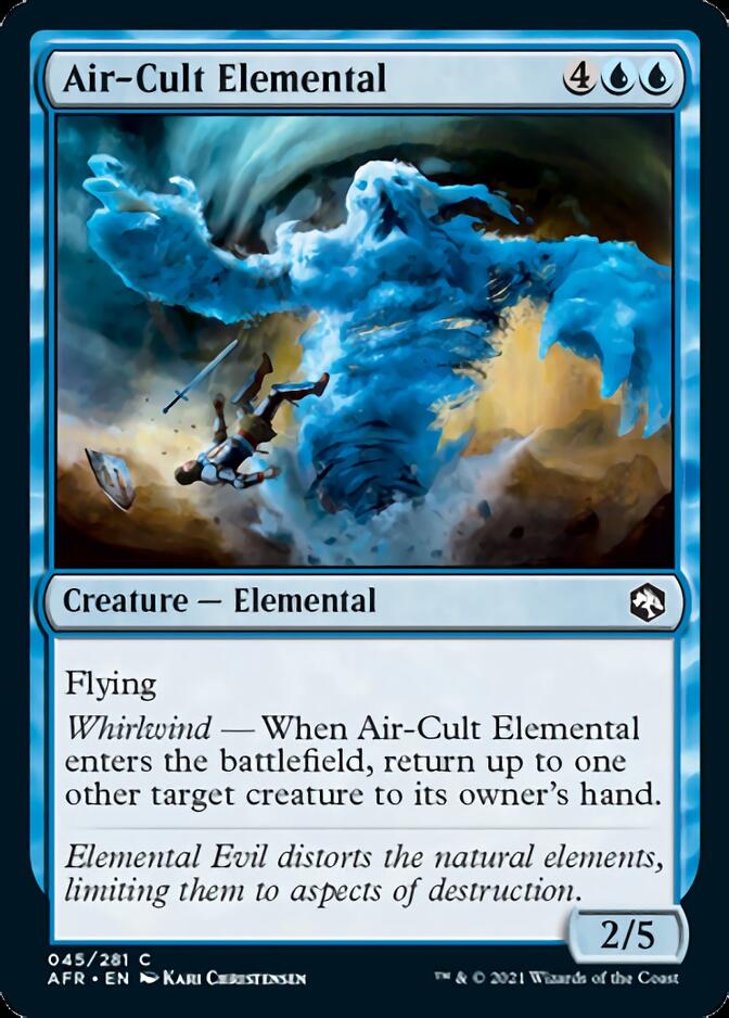 Air-Cult Elemental [Dungeons & Dragons: Adventures in the Forgotten Realms] [Foil]