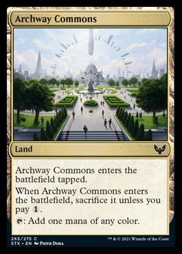Archway Commons [Strixhaven: School of Mages] [Foil]