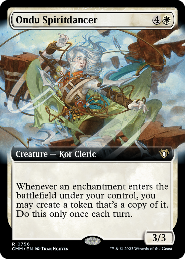 Ondu Spiritdancer (Extended Art) [Commander Masters] [Foil]