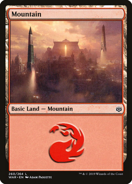 Mountain (260) [War of the Spark] [Foil]