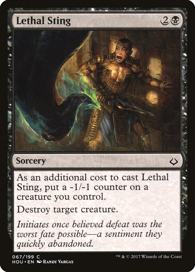Lethal Sting [Hour of Devastation] [Foil]