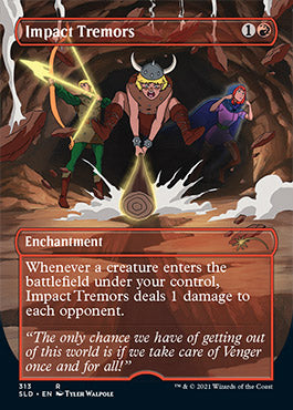 Impact Tremors (Borderless) [Secret Lair Drop Series] [Foil]