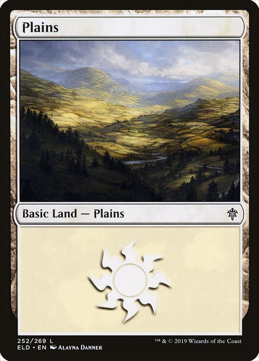 Plains (252) [Throne of Eldraine] [Foil]