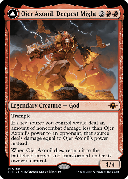 Ojer Axonil, Deepest Might // Temple of Power [The Lost Caverns of Ixalan] [Foil]