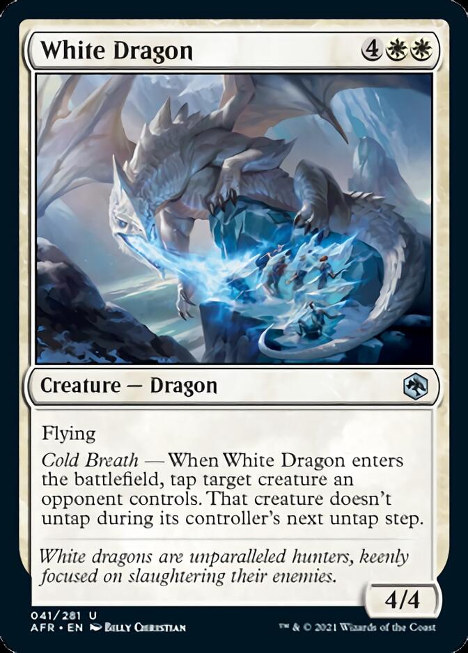 White Dragon [Dungeons & Dragons: Adventures in the Forgotten Realms] [Foil]