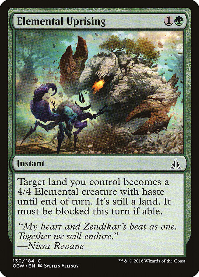 Elemental Uprising [Oath of the Gatewatch] [Foil]