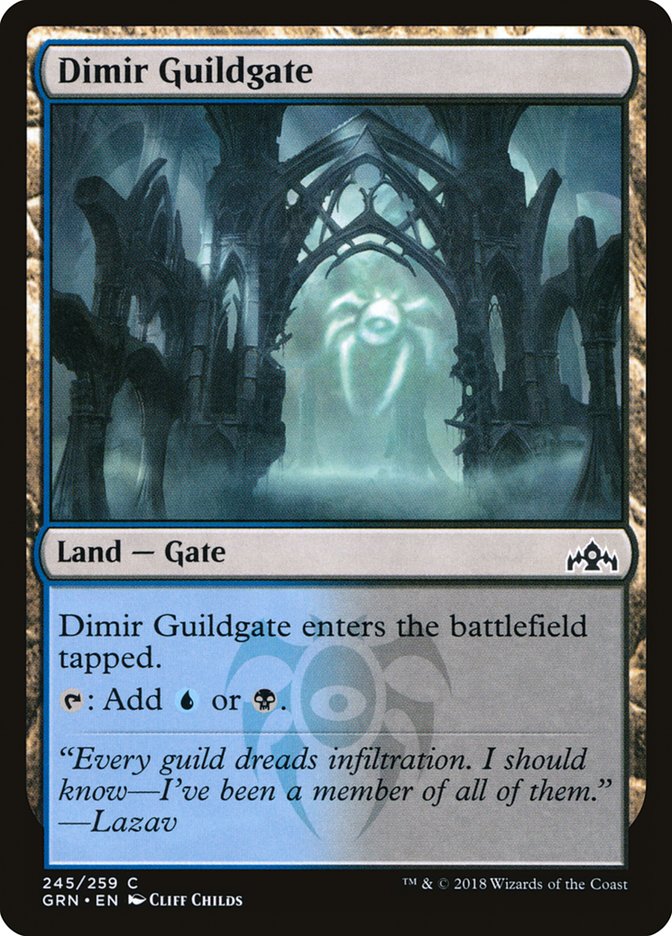 Dimir Guildgate (245/259) [Guilds of Ravnica] [Foil]