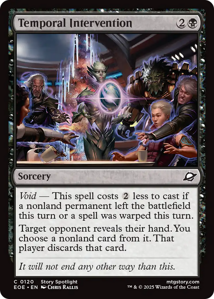 Temporal Intervention [Edge of Eternities] [Foil]