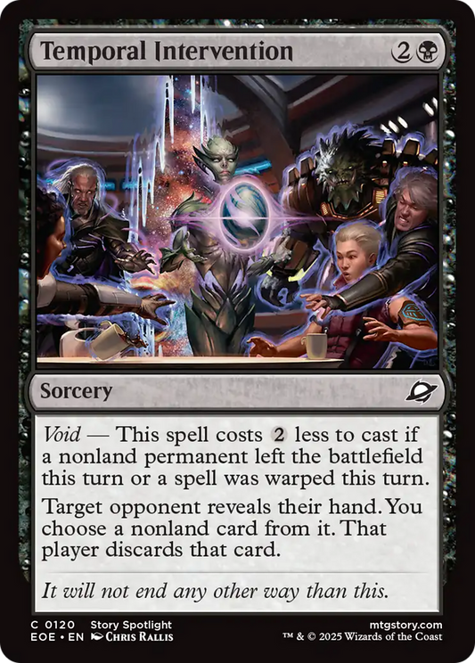 Temporal Intervention [Edge of Eternities] [Foil]