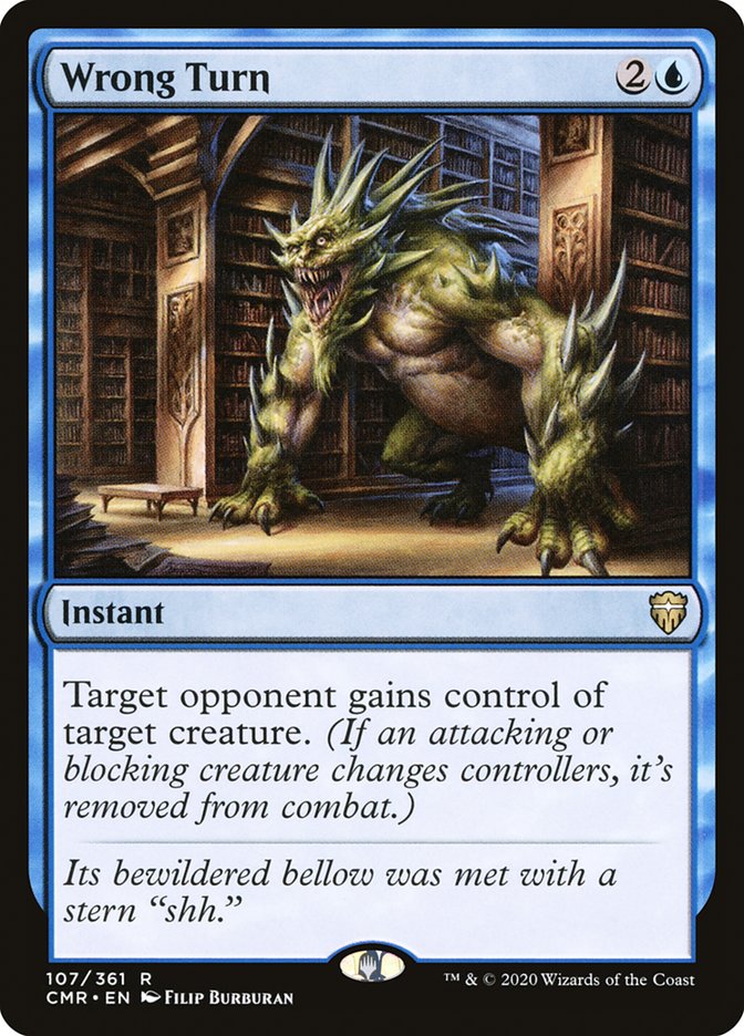 Wrong Turn [Commander Legends] [Foil]
