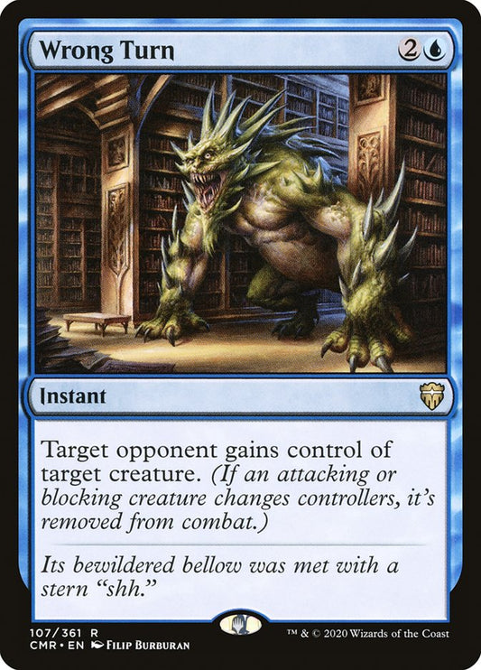 Wrong Turn [Commander Legends] [Foil]