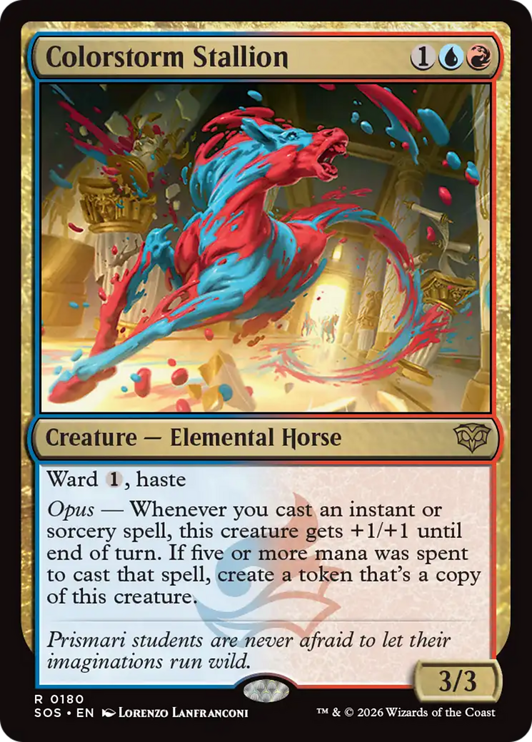 Colorstorm Stallion [Secrets of Strixhaven] [Foil]
