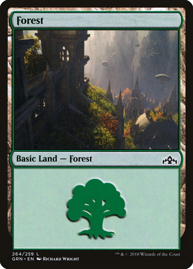 Forest (264) [Guilds of Ravnica] [Foil]