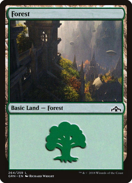 Forest (264) [Guilds of Ravnica] [Foil]