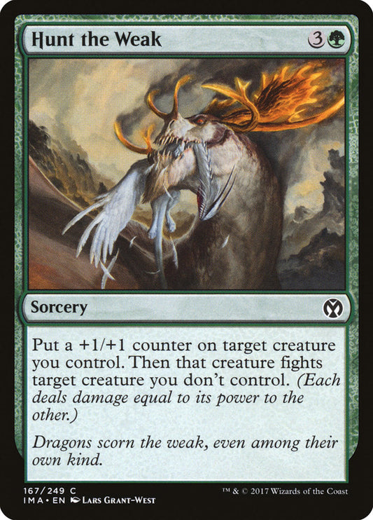 Hunt the Weak [Iconic Masters] [Foil]