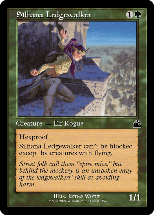 Silhana Ledgewalker (Retro Frame) [Ravnica Remastered] [Foil]