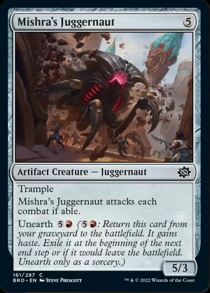 Mishra's Juggernaut [The Brothers' War] [Foil]