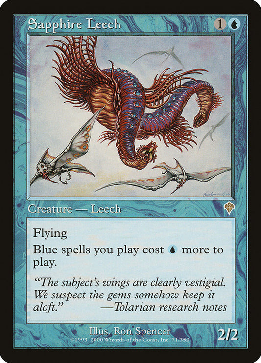Sapphire Leech [Invasion] [Foil]