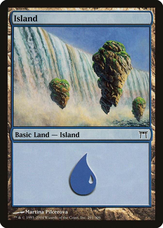 Island (291) [Champions of Kamigawa] [Foil]