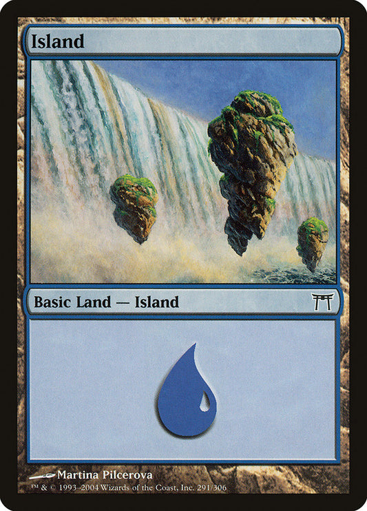 Island (291) [Champions of Kamigawa] [Foil]