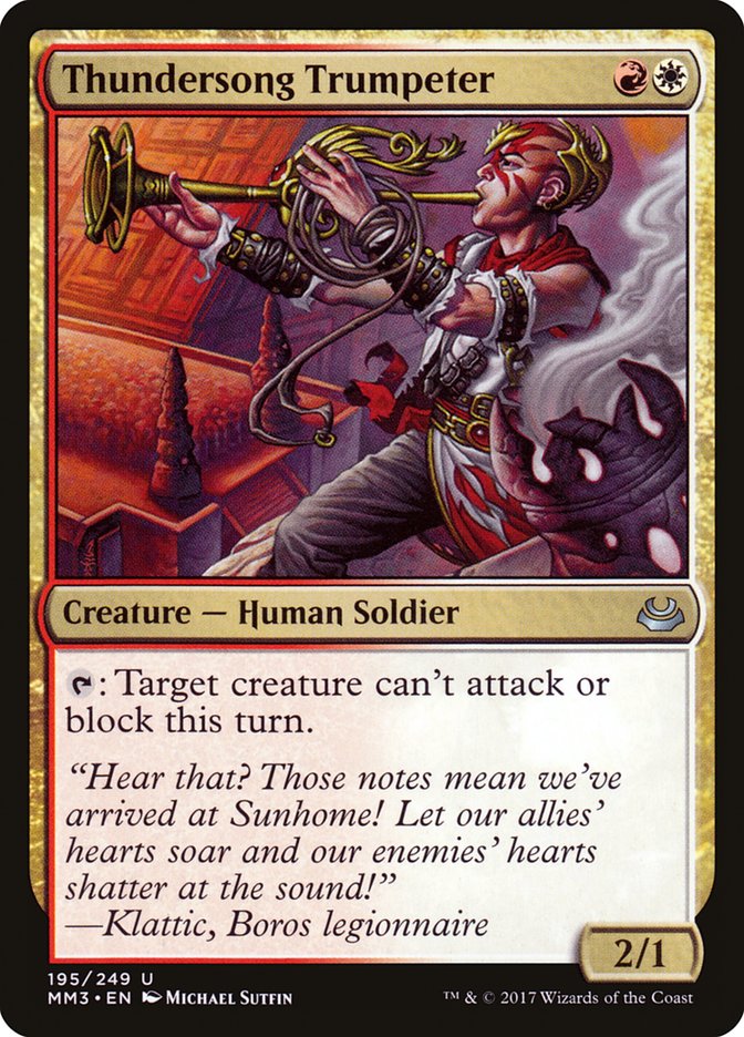 Thundersong Trumpeter [Modern Masters 2017] [Foil]