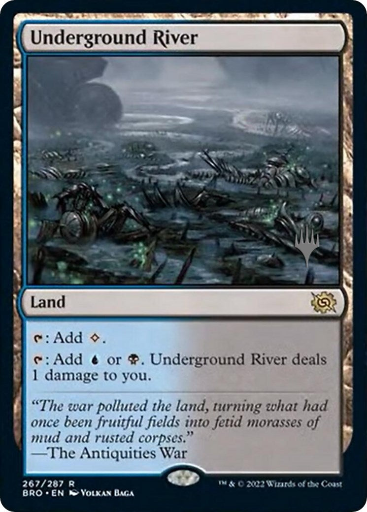 Underground River (Promo Pack) [The Brothers' War Promos] [Foil]